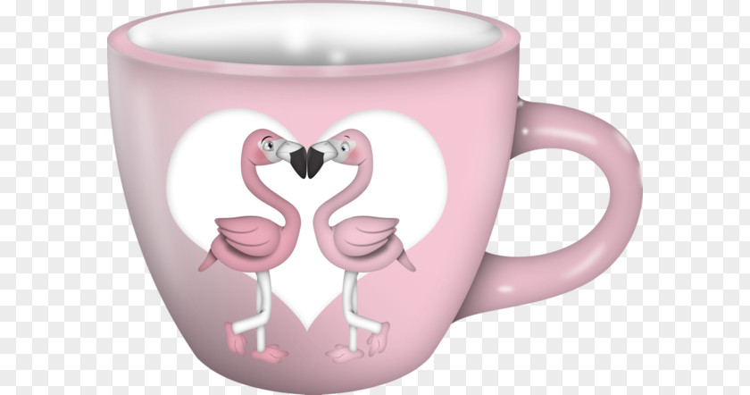 Pink Cups Coffee Cup PNG