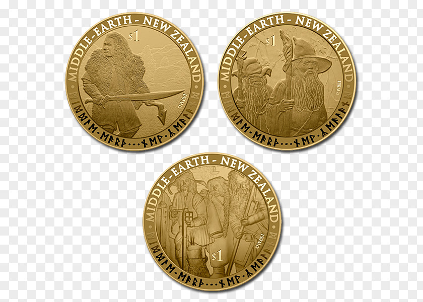 Senhor Dos Aneis Coin New Zealand Dollar Gandalf The Hobbit PNG