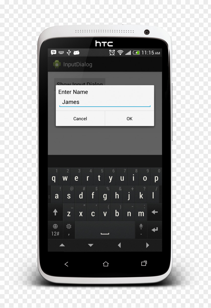 Smartphone Feature Phone Dialog Box Modal Window Form PNG