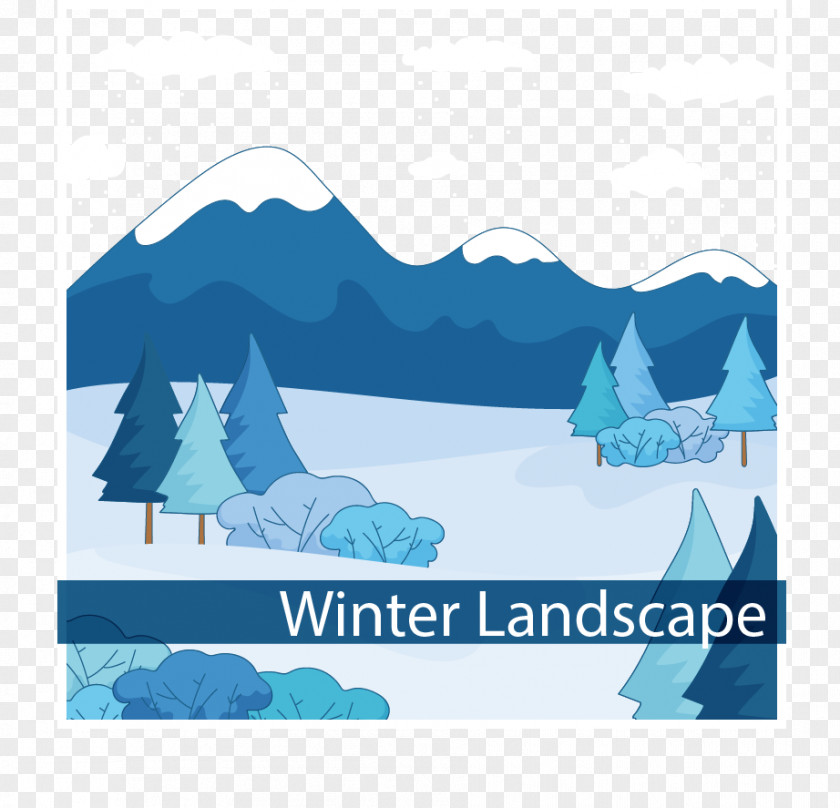 Snow Mountains Landscape Nxe9vxe9 Euclidean Vector PNG