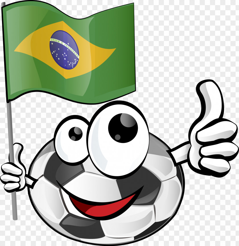 Brazil Rio Decorative Elements Football Drawing Illustration PNG