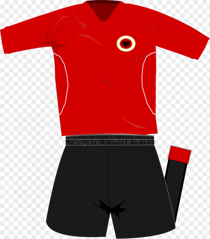 T-shirt Albania National Football Team Sweden Kit Jersey PNG