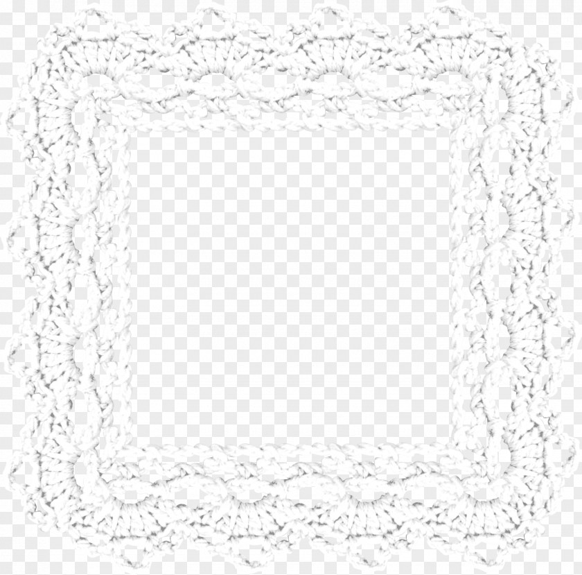 White Rope Block Lace Black Area Pattern PNG