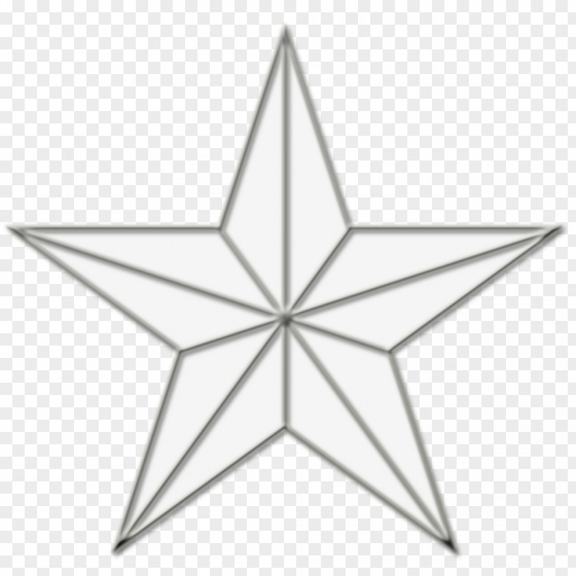 White Star Nautical Drawing Clip Art PNG