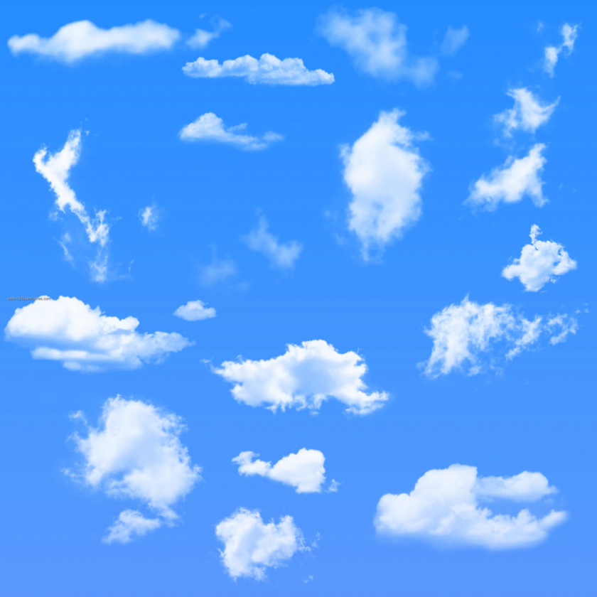 Clouds Brush Cloud Computing PNG
