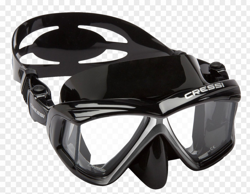 Diving Mask Cressi-Sub Snorkeling Scuba PNG