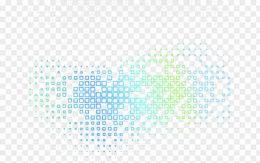 Technology Blue Box Pattern PNG