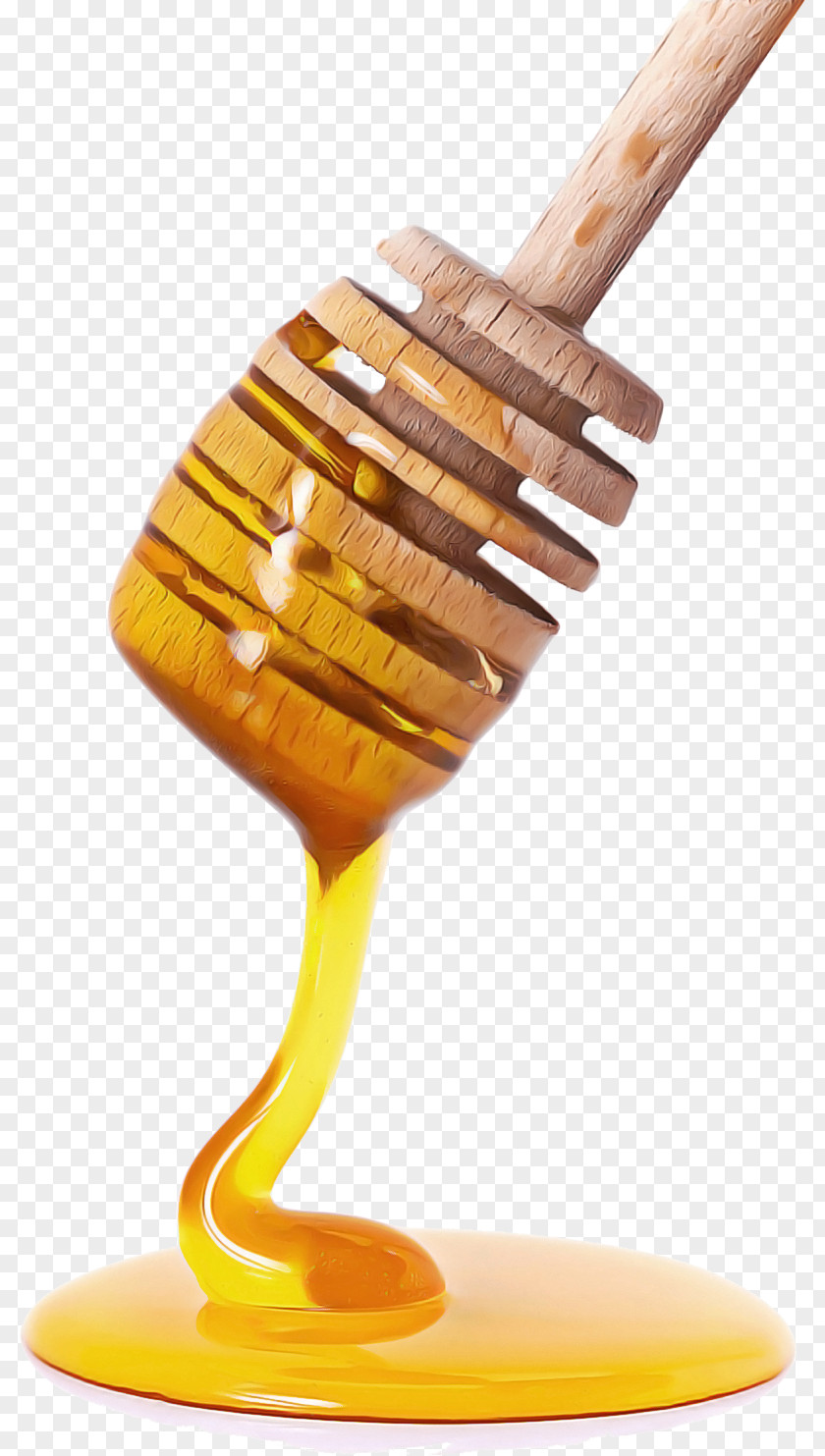 Dripping Comb Honey Background PNG