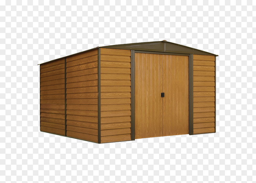 Garden Shed Arrow Woodridge Steel Galvanization Building PNG