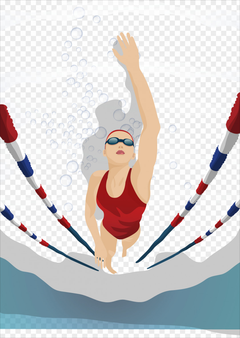 Girls Swimming Sport PNG