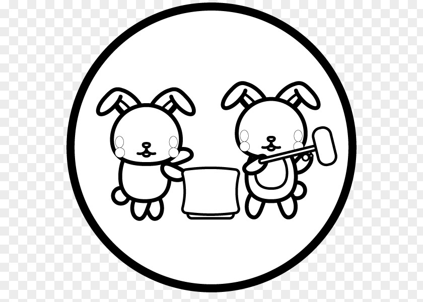 Rabbits Eat Moon Cakes Black And White Holland Lop Netherland Dwarf Rabbit Mochi PNG