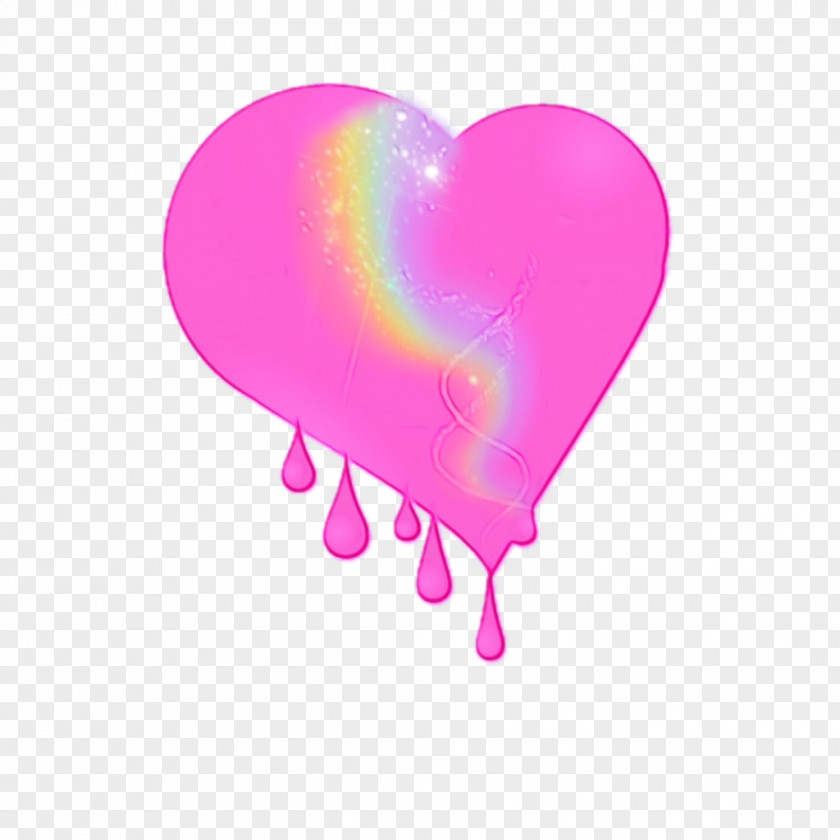 Balloon Love Pink Heart Magenta PNG