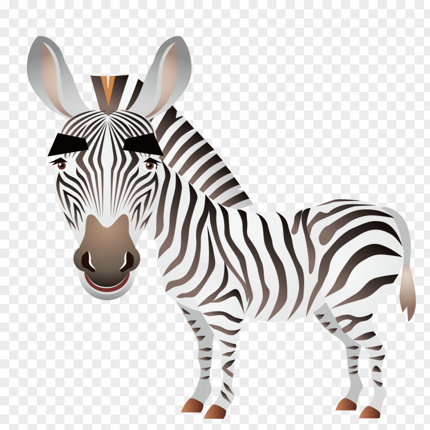Cute Zebra Animals Technologies Clip Art PNG