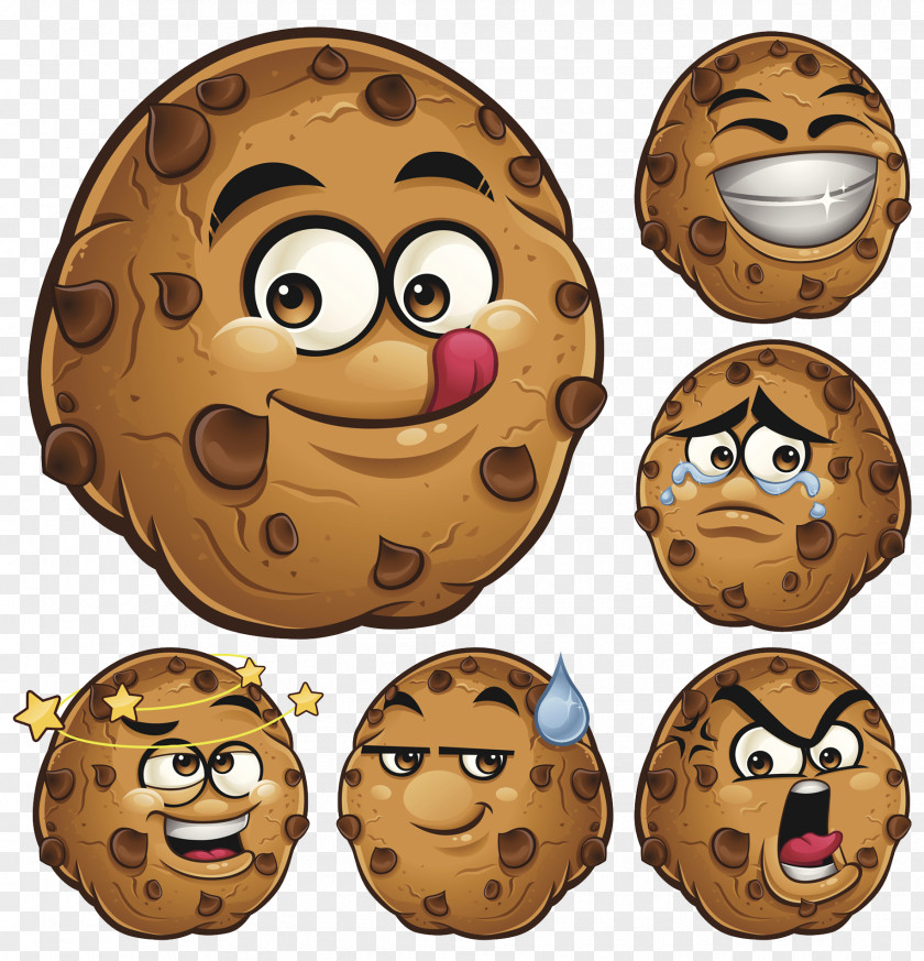 Hazelnut Biscuits Cartoon Image Chocolate Chip Cookie Cupcake Biscuit PNG