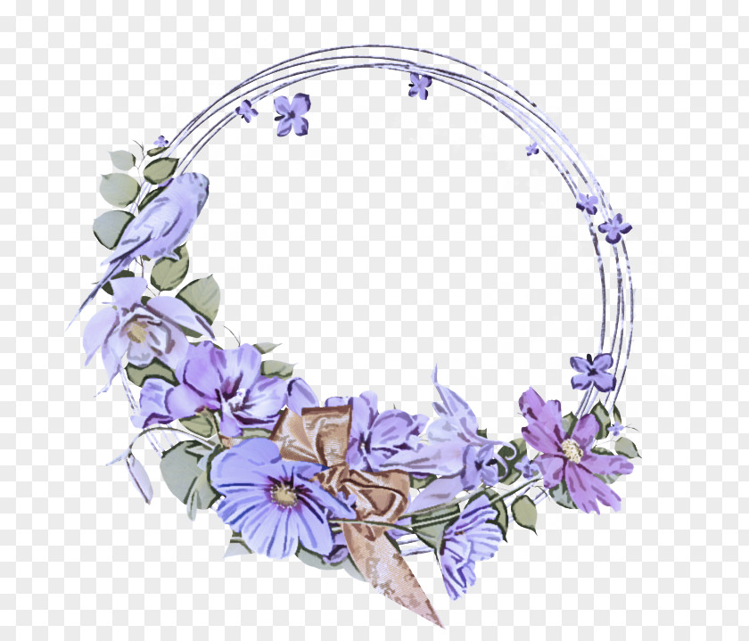 Lei Morning Glory Lavender PNG