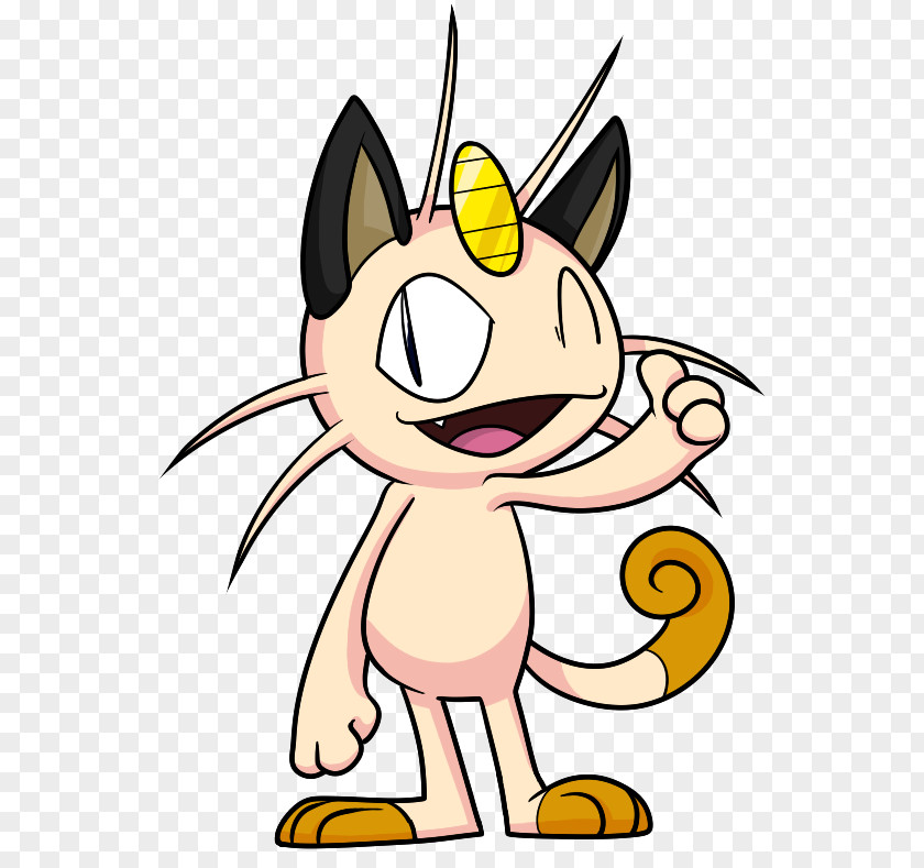 Meowth Pokemon Whiskers Digital Art DeviantArt Artist PNG