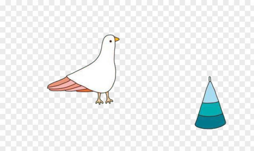 Bird With Hat Duck Goose Text Feather Illustration PNG