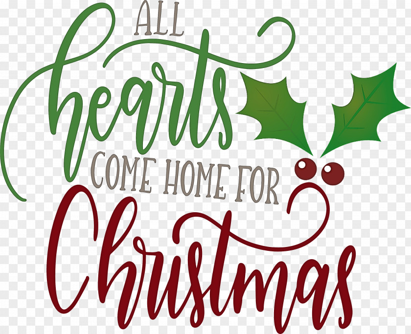 Christmas Hearts Xmas PNG