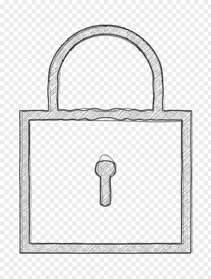 Hardware Accessory Padlock Lock Icon Locker Streamline PNG