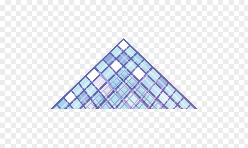Purple Glass Pyramid Louvre PNG