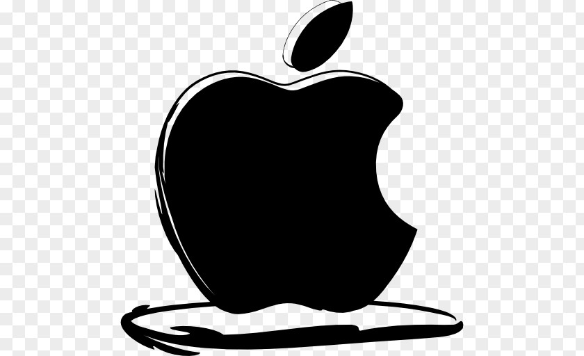 Sketched Apple Logo PNG