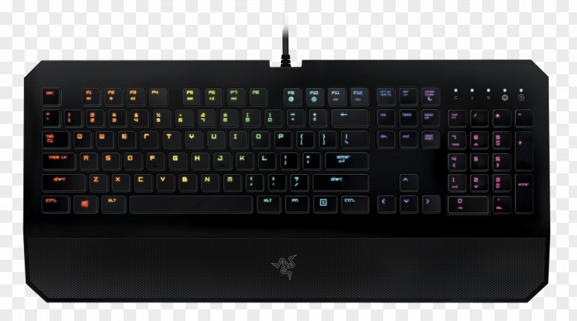 Computer Mouse Keyboard Razer DeathStalker Chroma Gaming Keypad PNG