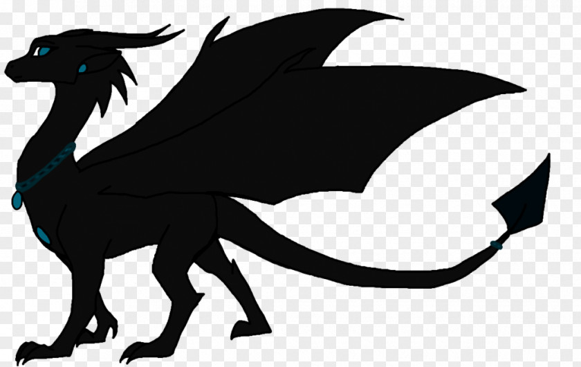 Dragon Phoenix Horse Silhouette Black Clip Art PNG