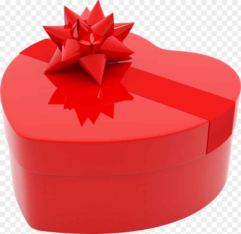 Gift Red Box PNG Image Valentine's Day Flower Bouquet Clip Art PNG