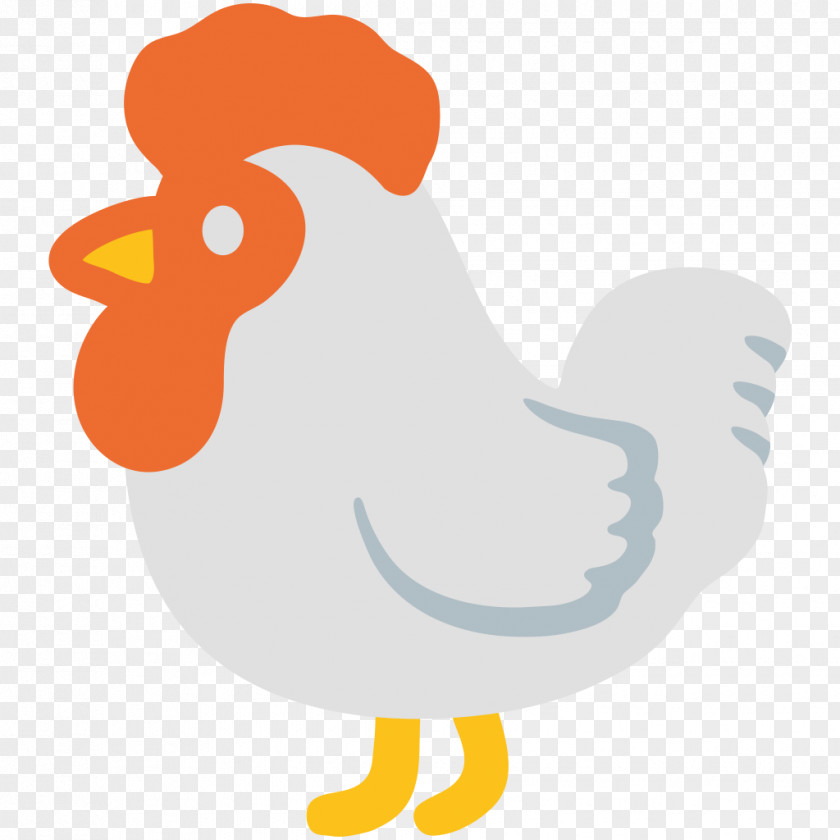 Go To The Chicken Rooster Emoji Bird Android Nougat PNG