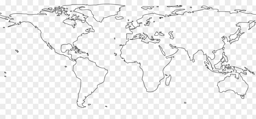 High-resolution Map Of The World Blank Globe PNG