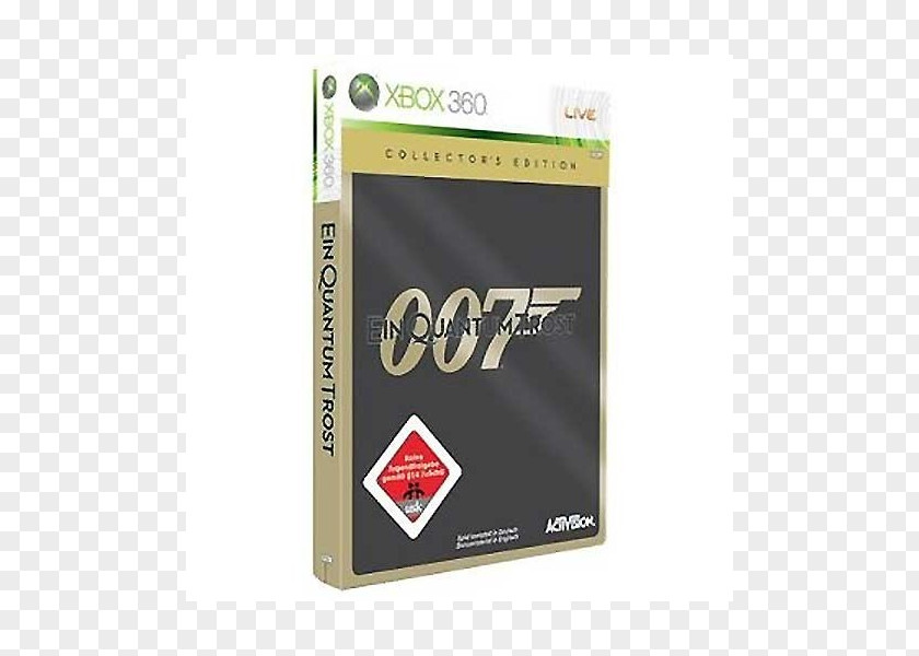 James Bond 007: Quantum Of Solace Xbox 360 GoldenEye 007 Legends PNG