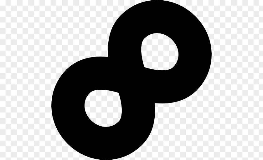 Loop-shaped Vector Infinity Symbol Mathematics Clip Art PNG