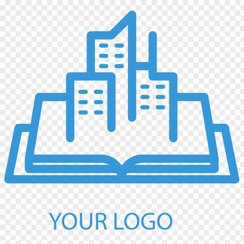 Book Reader Logo Design Image Illustration PNG