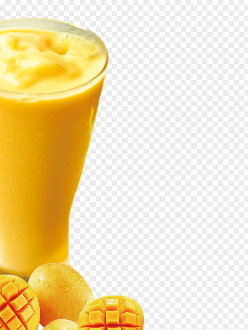 Mango Juice Orange Milkshake Smoothie Cocktail PNG