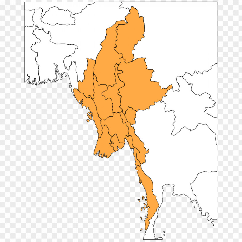 Myanmar Map Burma Bank Finance PNG