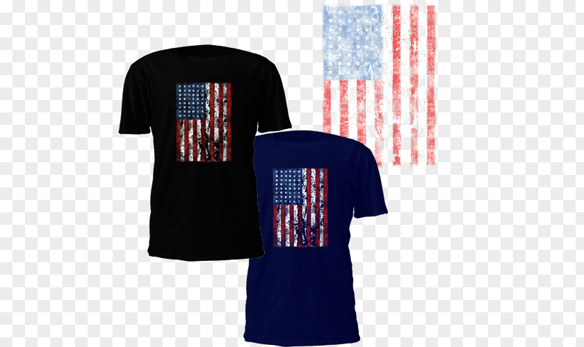 T-shirt Flag Of The United States Sleeve PNG