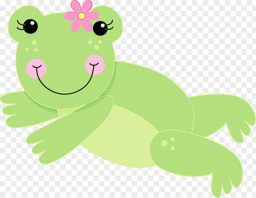 Animal Figure True Frog Tree Watercolor PNG