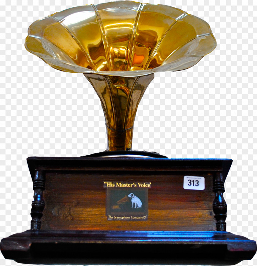 Gramophone House Door Award Trophy Auction PNG