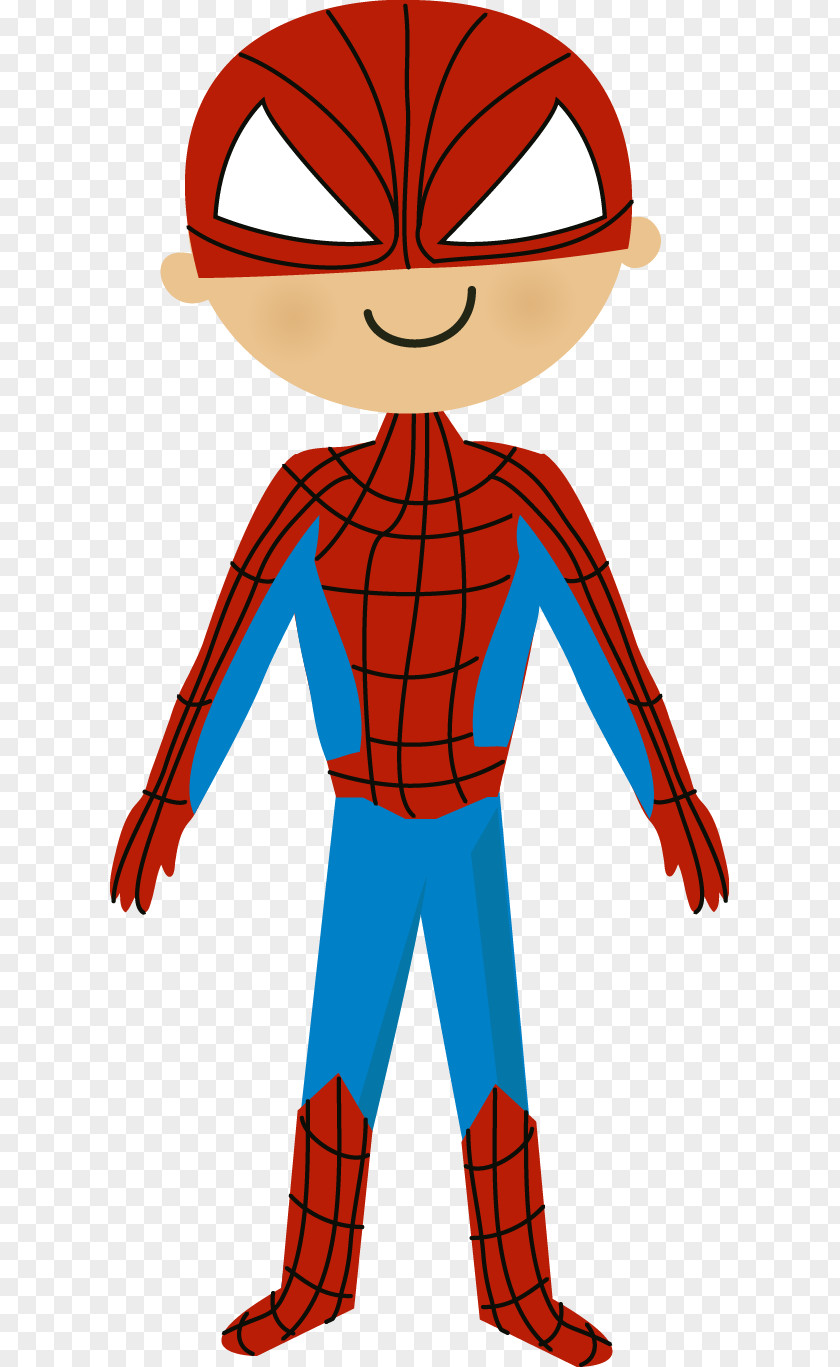 Superhero Kids Drawing Clip Art PNG