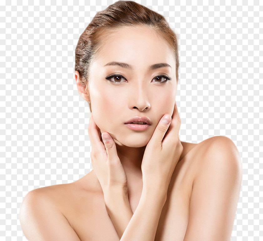 Woman Face Botulinum Toxin Wrinkle Nano Cream PNG