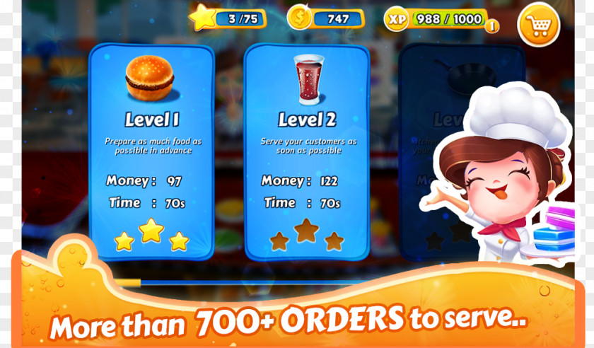 A Chef's Restaurant GamesYummy Burger Mania Game Apps Santa Cooking Madness PNG