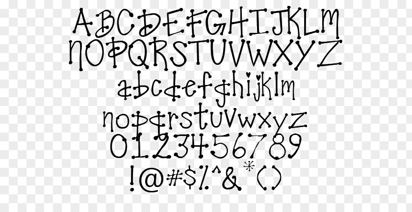 Hand Letter Typeface Lettering Handwriting Sort Font PNG