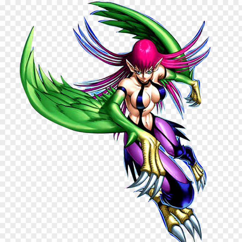 Lady Harpy Art Yu-Gi-Oh! Duel Links Leafa PNG