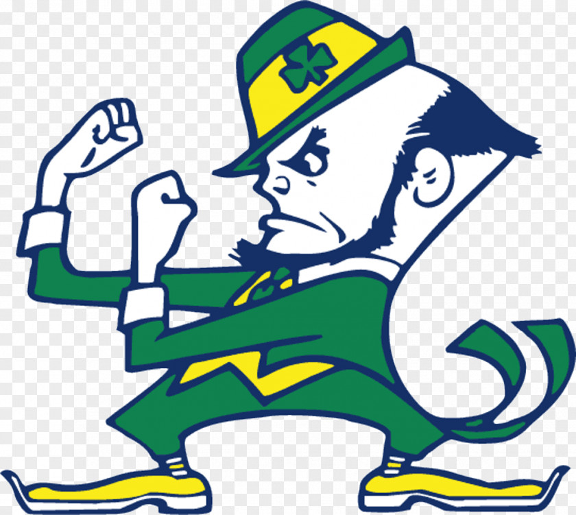 Leprechaun Notre Dame Fighting Irish Football Women's Basketball Men's Logo Clip Art PNG