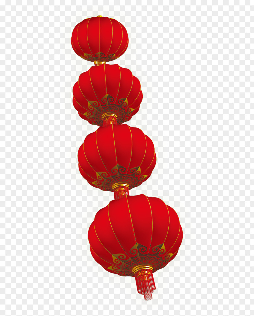 Red Lantern Chinese New Year Series Festival Years Day PNG