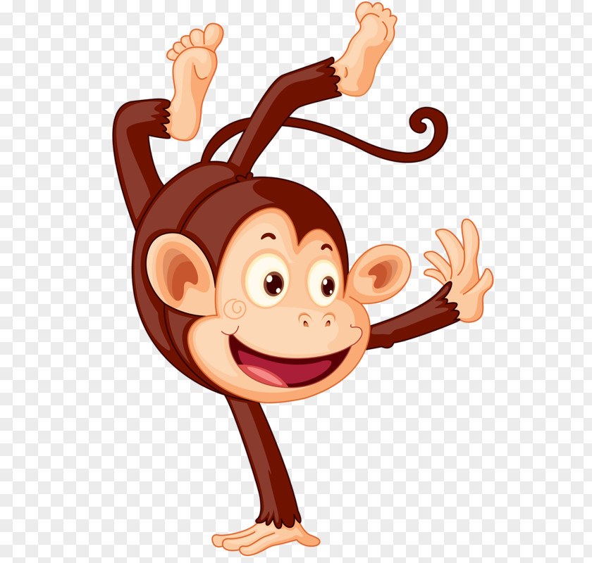 Cartoon Monkey Ape Royalty-free Illustration PNG
