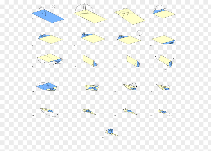 Origami Paper Folding Crane PNG