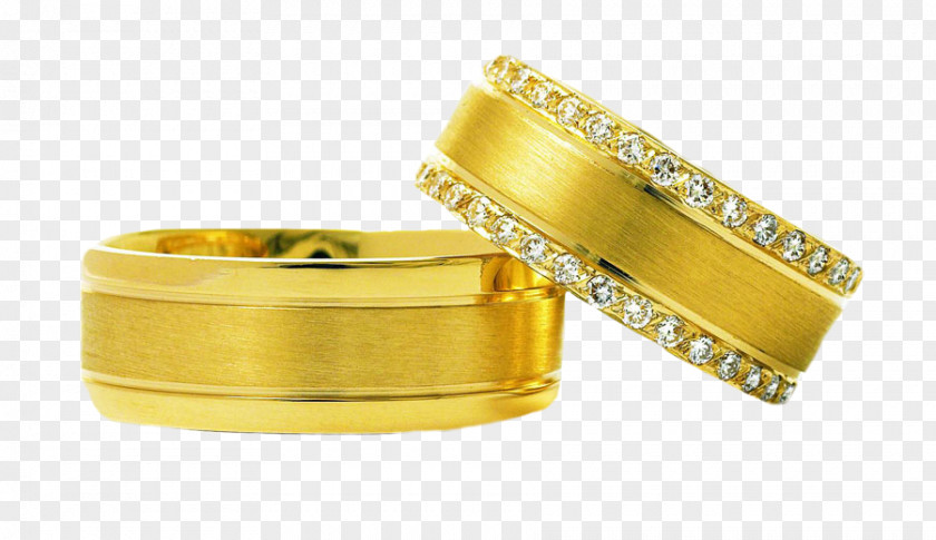 Vector Gold Wedding Ring Jewellery PNG