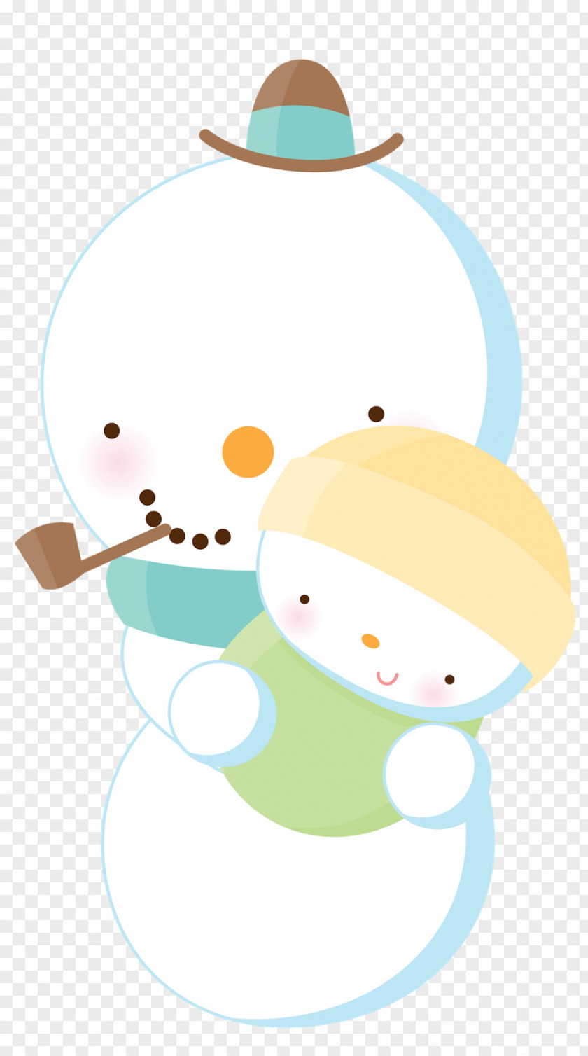 Warm Winter Snow Poster Decorative Material Snowman Clip Art PNG