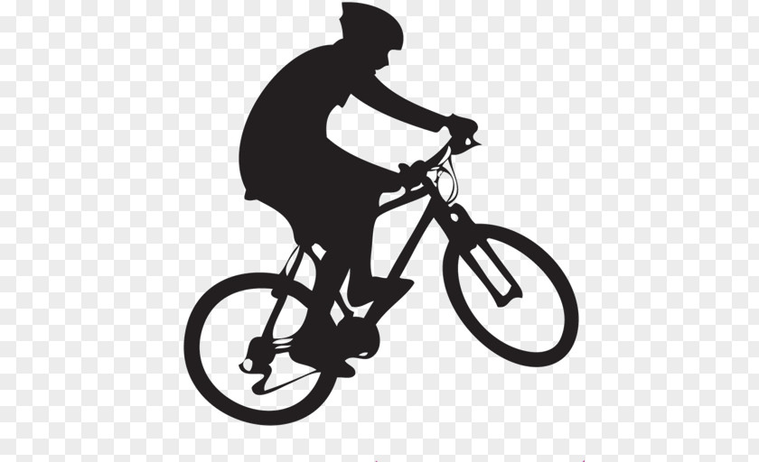 Bicycle Handlebar Silhouette Frame PNG